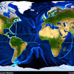 **

"Advanced climate models visualizing future climate scenarios with complex data streams, scientists collaborating around holographic projections, emphasizing technological advancement and international cooperation in climate research."

**