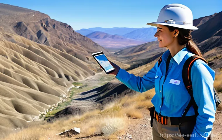 지구과학자 직무별 필수 능력 - Prompt 1: Modern Field Geoscientist with Digital Tools**