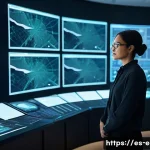 지구과학자 자기계발 방법 - **"A visionary geoscientist, a confident woman in her early 30s with a modern haircut and glasses, s...